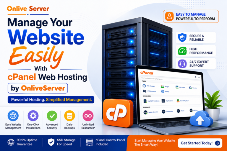 cPanel Web Hosting by Onlive Server