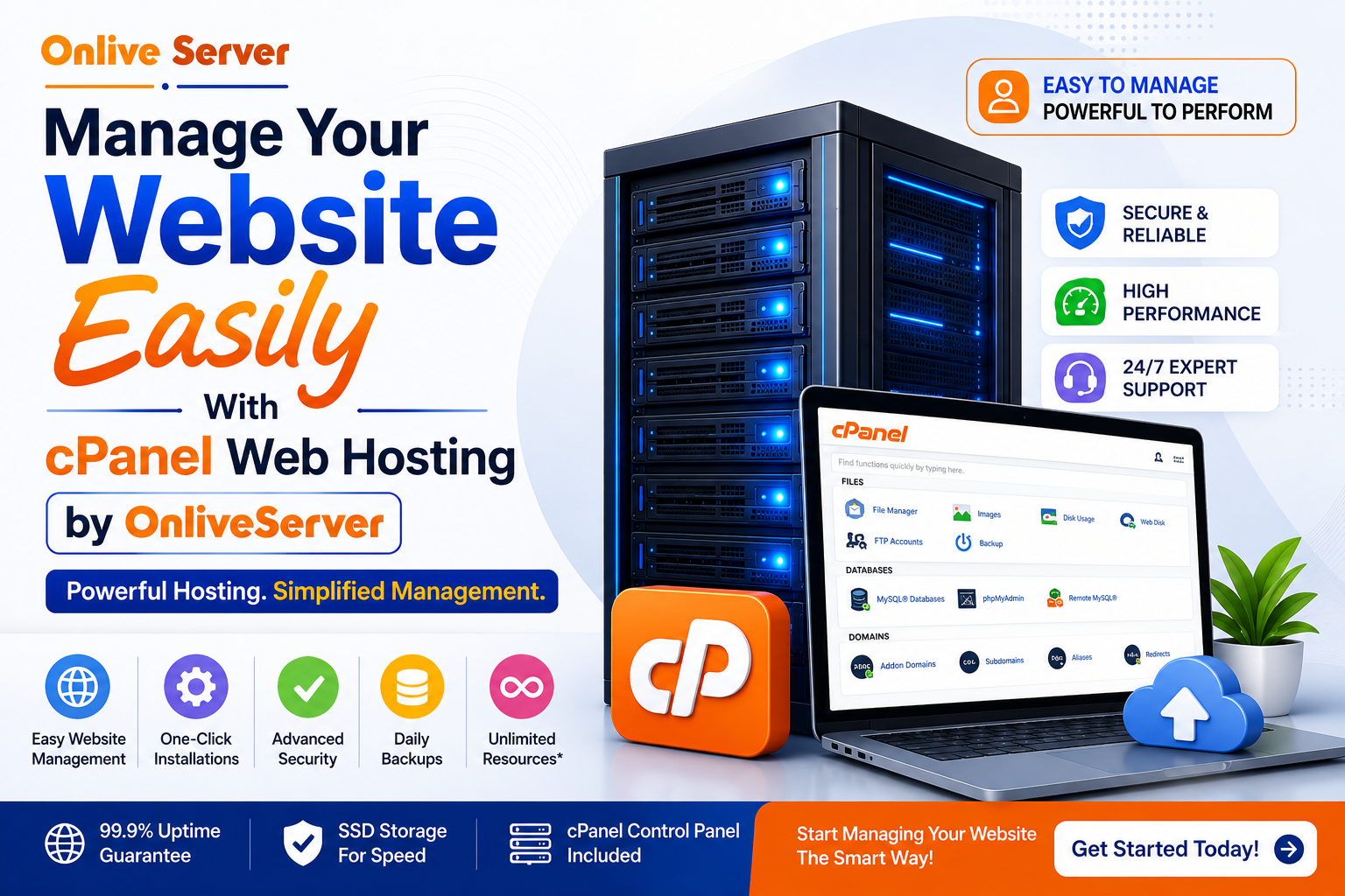 cPanel Web Hosting by Onlive Server